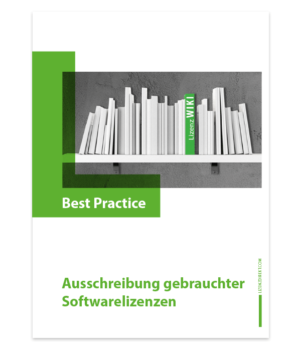 Paper Best Practice Ausschreibung gebrauchter Softwarelizenzen downloaden. Das LizenzDirekt Expertenwissen rund um Gebrauchtsoftware. Hier kaufen Sie Software günstiger!